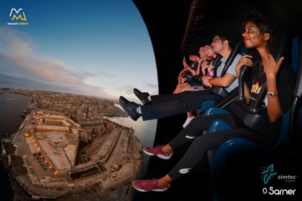 Moonraker created the media content for Flying ride for Malta, opening in 2024.